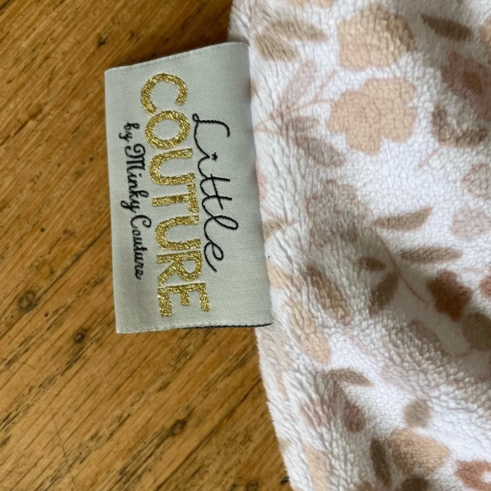 Minky Couture floral sleep sack